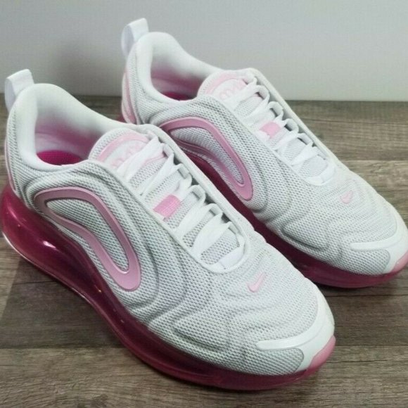 Nike Shoes - Nike Air Max 720 Women Size 6 White Laser Fuchsia